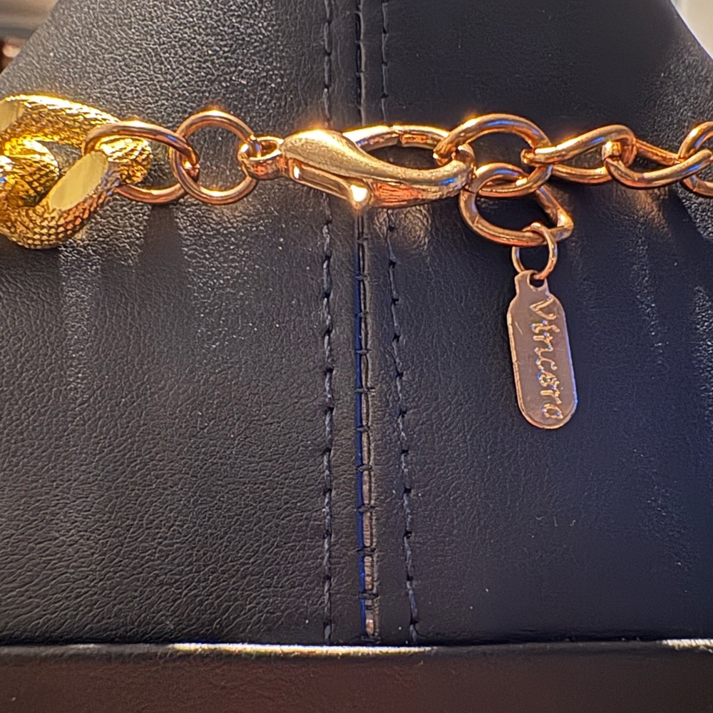 Vincero Chunky gold-tone curb link necklace - Picture 3 of 3